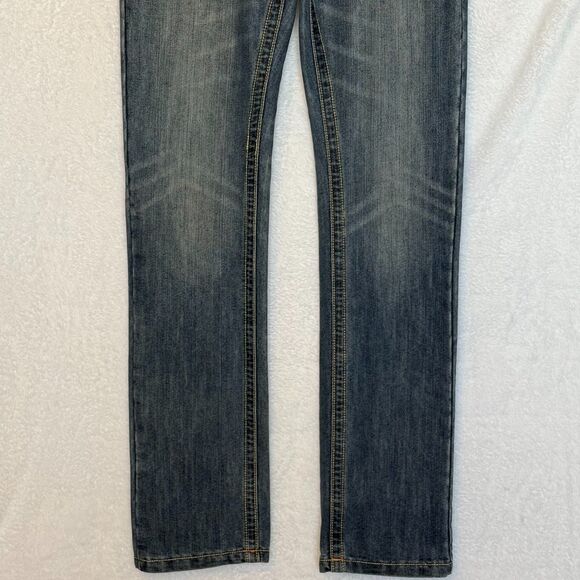 True Religion Vintage Joey Jeans Size 29 Bootcut Thick Stitch Made in USA - Picture 7 of 16